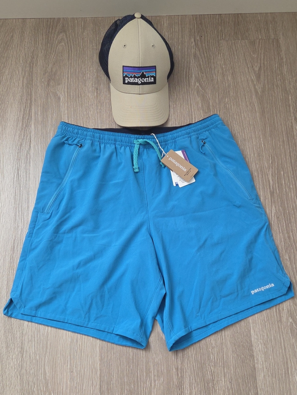 Patagonia Men's Bright Blue Swim Hybrids